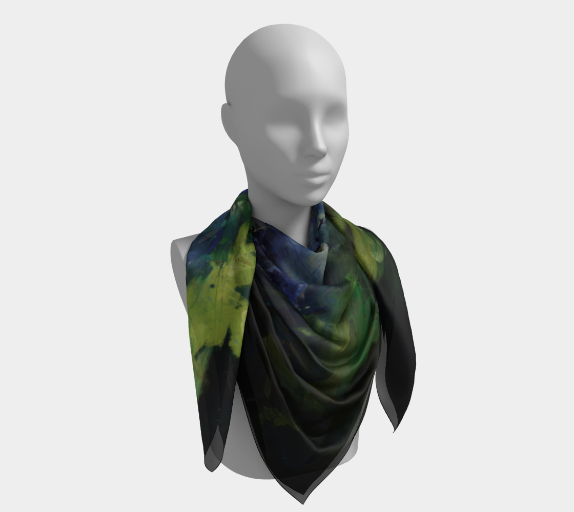Foulard carré #14, Bouquet nocturne