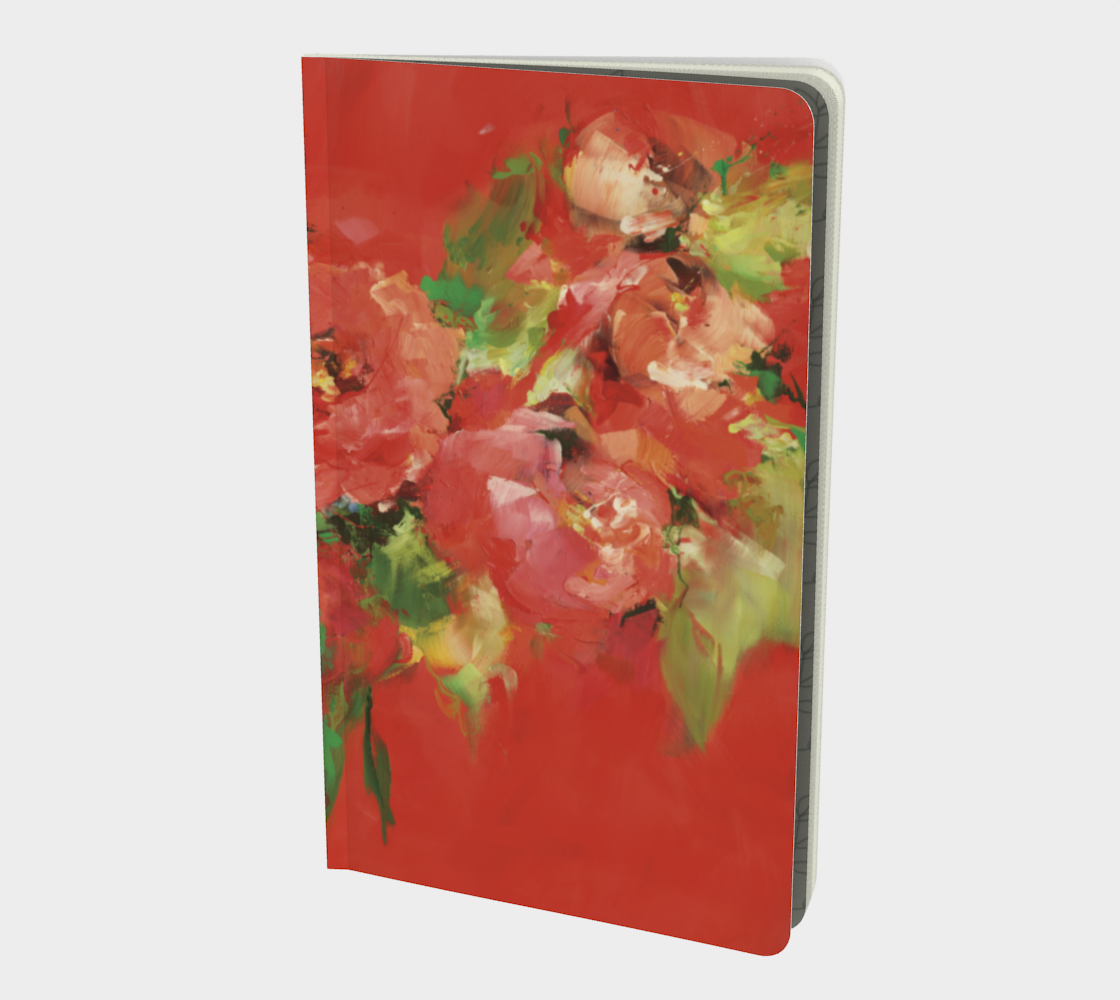 Petit carnet #14, Fleurs rouges