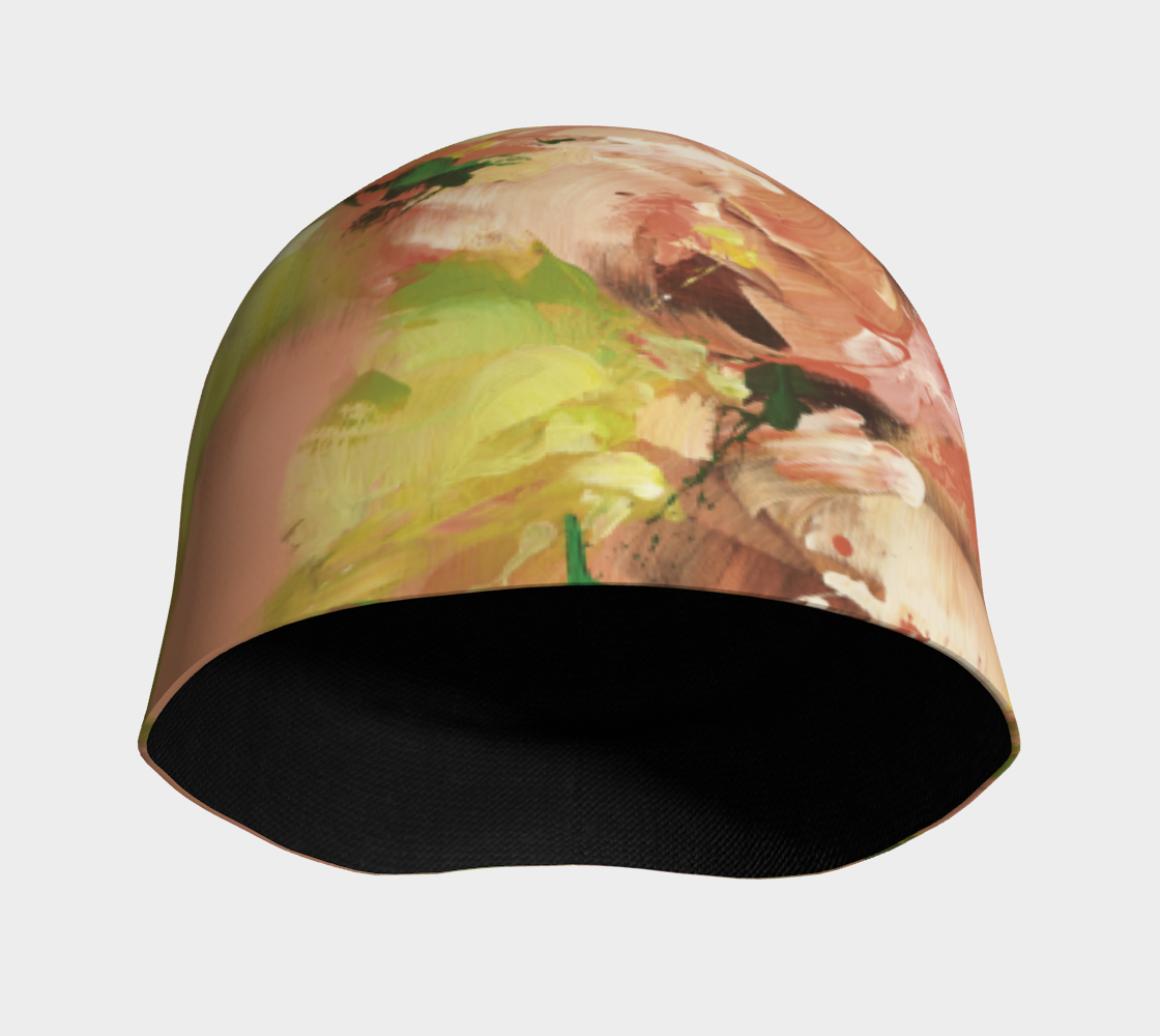 Tuque, Fleurs roses