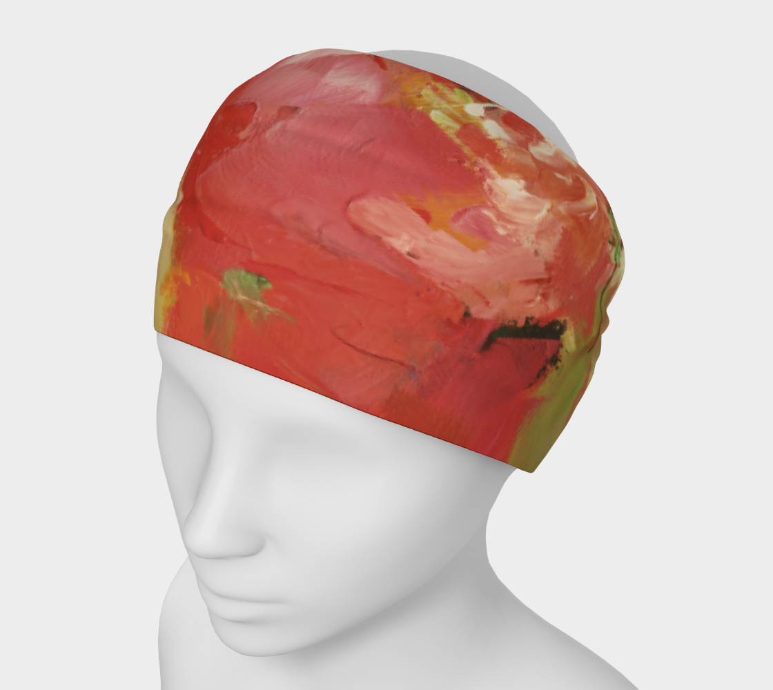Bandeau, Fleurs rouges