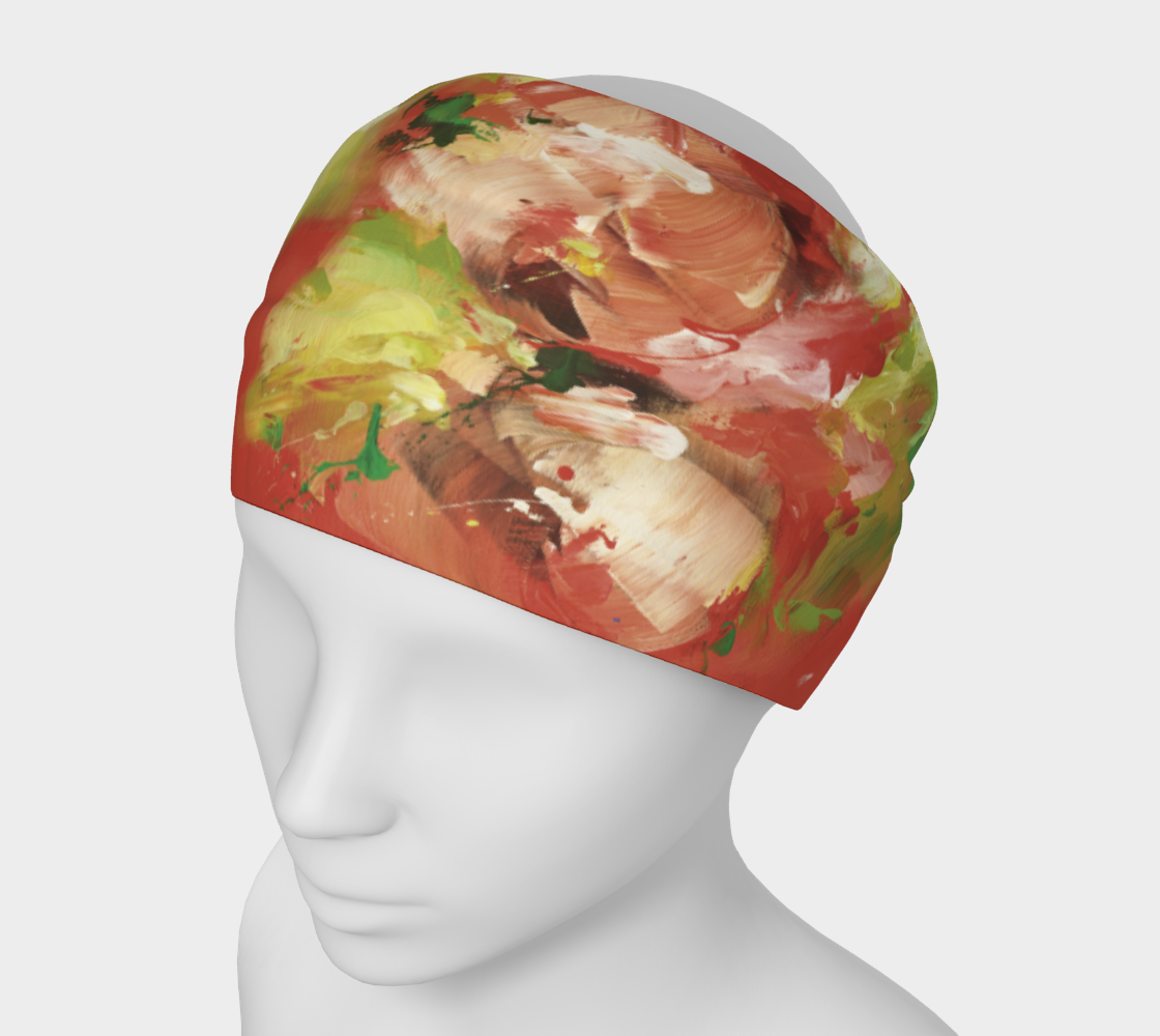 Bandeau, Fleurs rouges 1