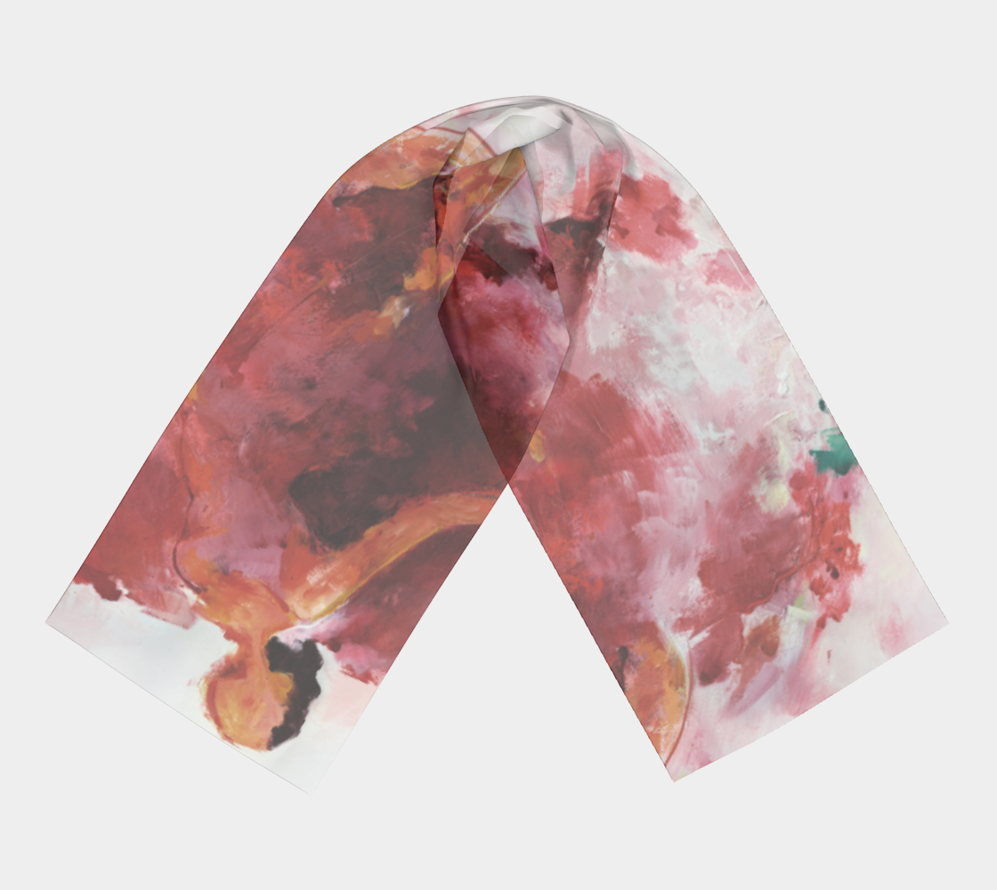 Foulard long #3 .1, Ballerine blanche