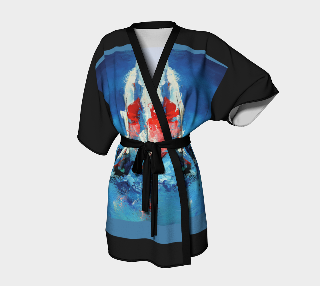 Kimono peignoir, Voilier