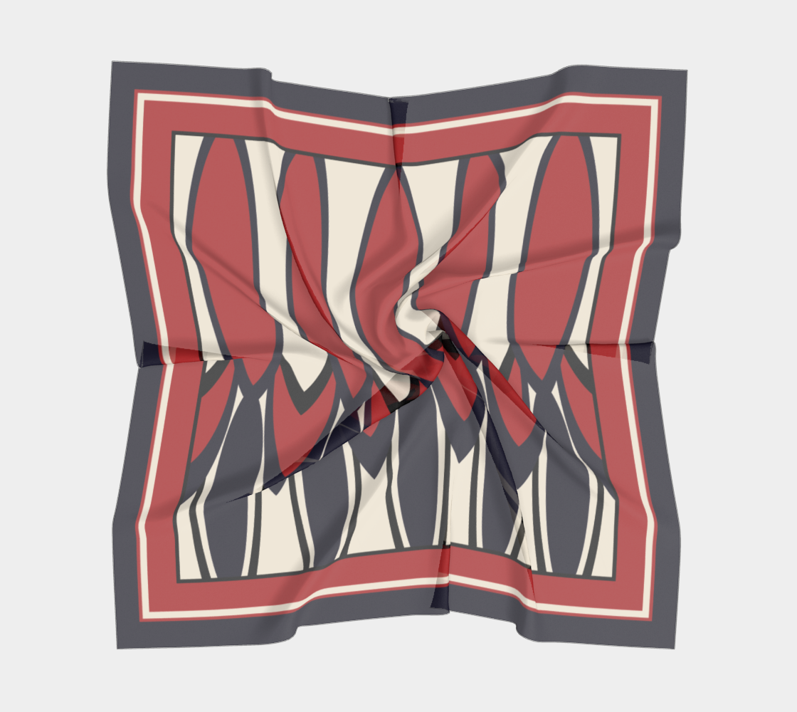 foulard carré, Art déco 12.1
