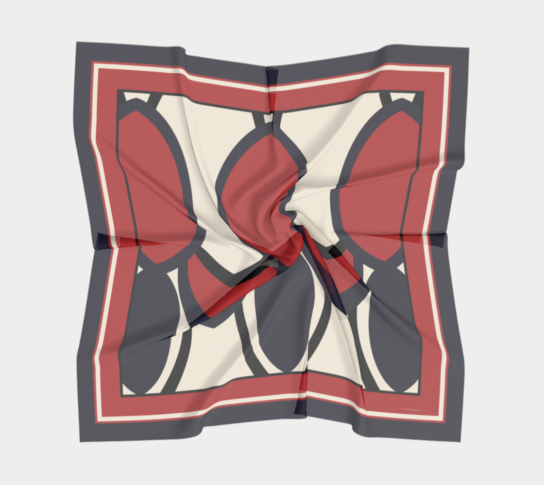 Foulard carré, Collection Art déco 13