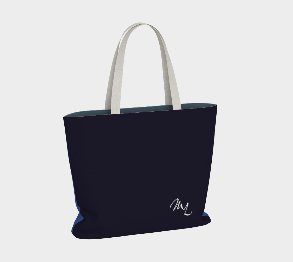 Sac large #8, Ballerine bleue