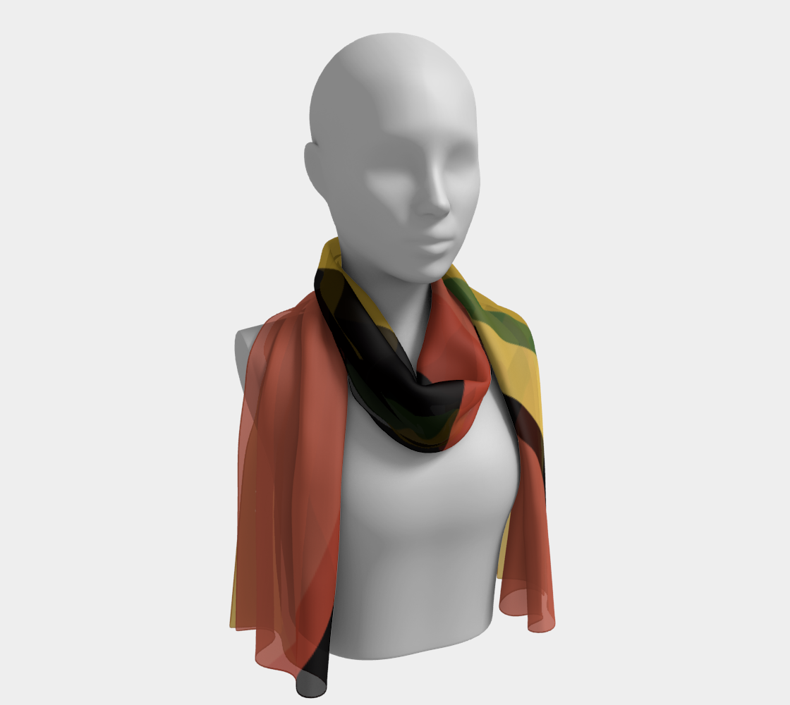 Foulard long, Collection Art déco 2
