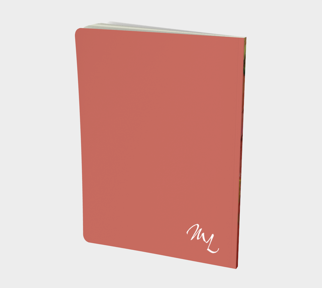 Grand carnet #14, Fleurs rouges