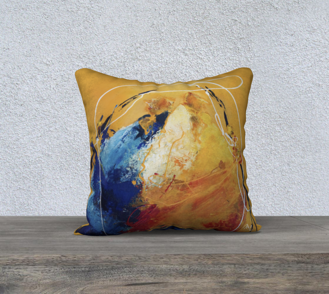 Housse de coussin 18po. x 18po., Pêcheurs