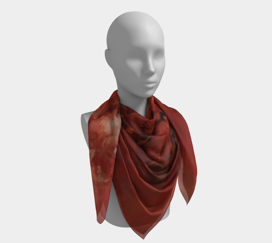 Foulard carré #40, Ballerine éclosion